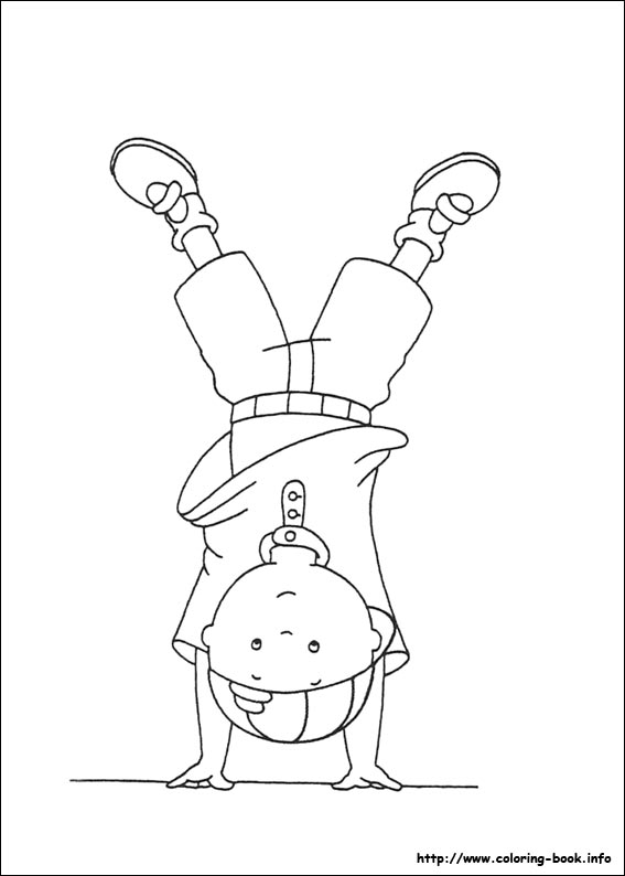 Caillou coloring picture