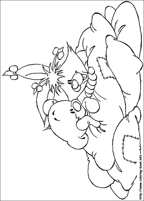 Diddl coloring picture