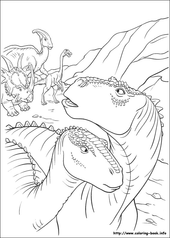Dinosaure coloring picture