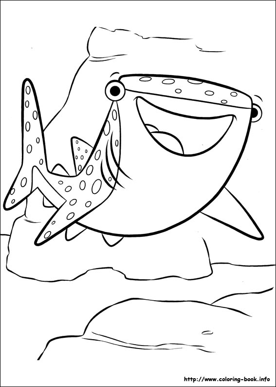 Finding Dory coloring picture