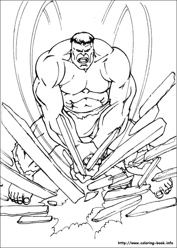 Hulk Coloring Pages On Coloring Book Info