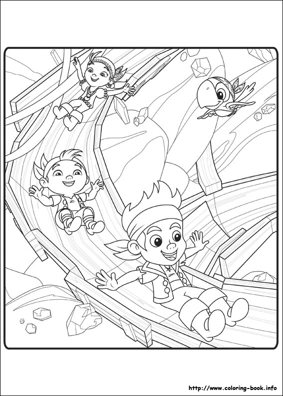 Jake and the Never Land Pirates coloring picture