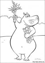 free madagascar coloring pages