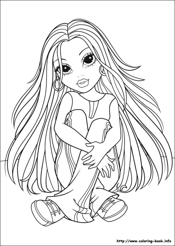 Moxie Girlz coloring picture