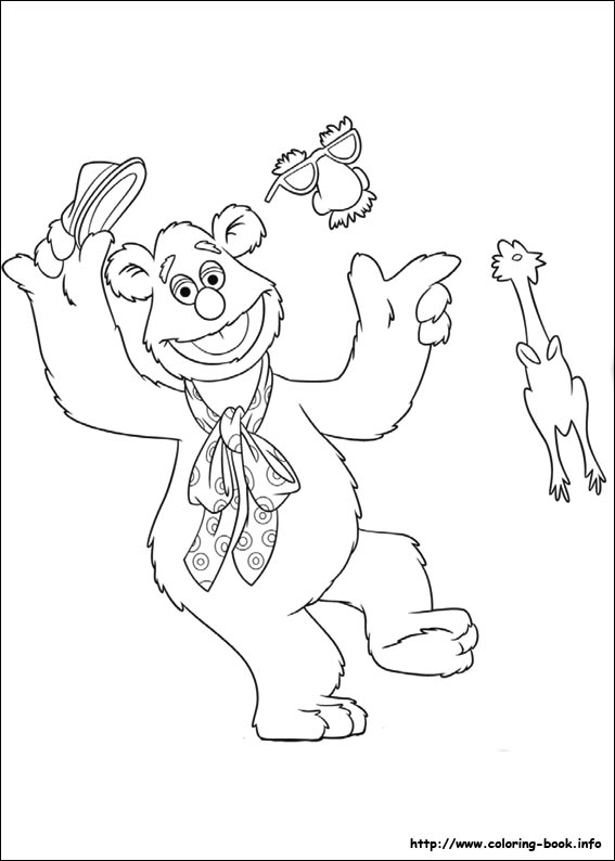 The Muppets coloring picture