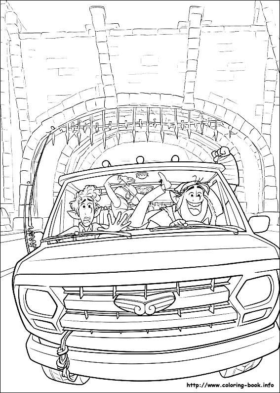 Onward coloring picture