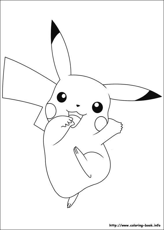 Pokemon coloring picture