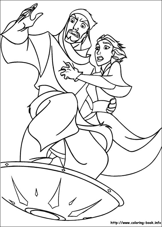 Sinbad coloring picture