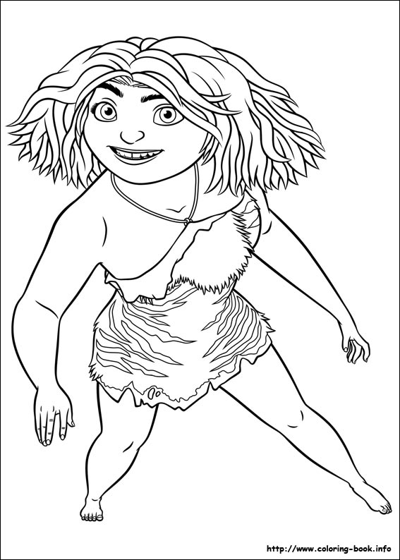 The Croods coloring picture