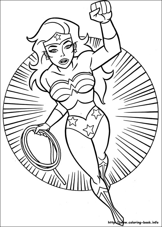 Wonder Woman coloring picture