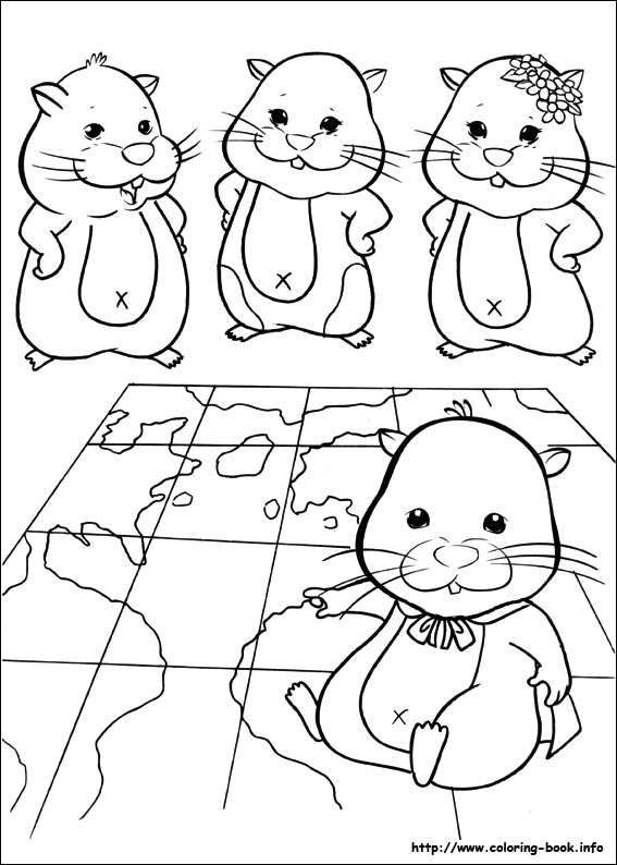 Zhu Zhu Pets coloring picture