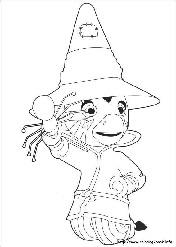 Zou coloring picture