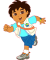 Go, Diego, go! coloring pictures
