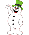 Frosty the snowman coloring pictures