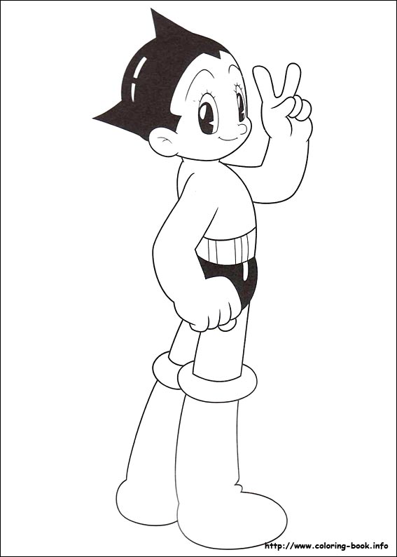 Astro Boy coloring picture