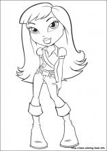 Bratz Coloring Book: 50+ coloring pages in total, on single side