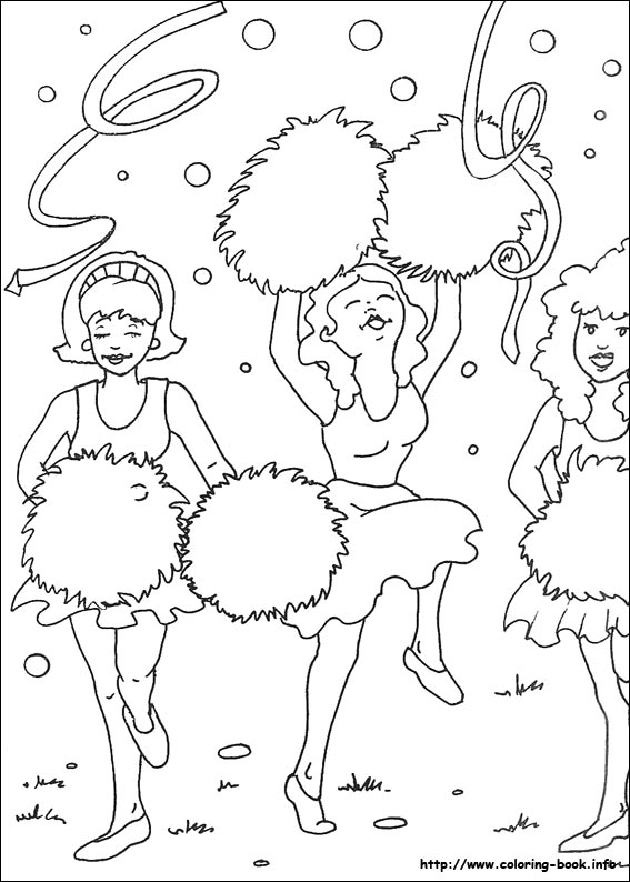 Carnival coloring picture