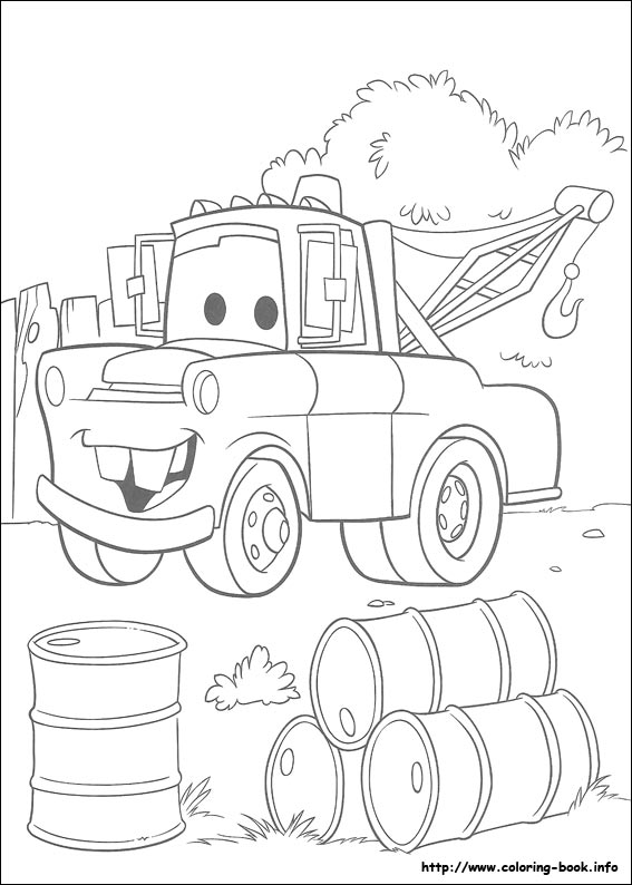 Cars coloring picture