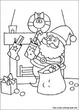 Christmas coloring pages on Coloring-Book.info