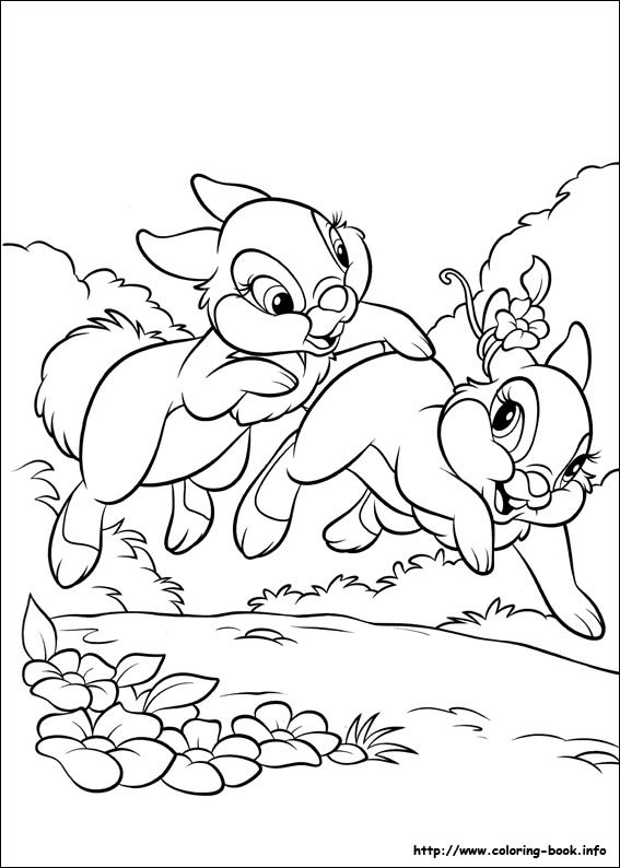 Disney Bunnies coloring picture