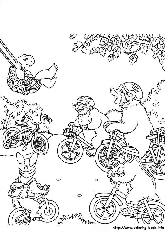 Franklin coloring picture