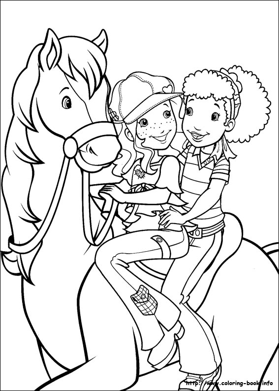 Holly Hobbie coloring picture