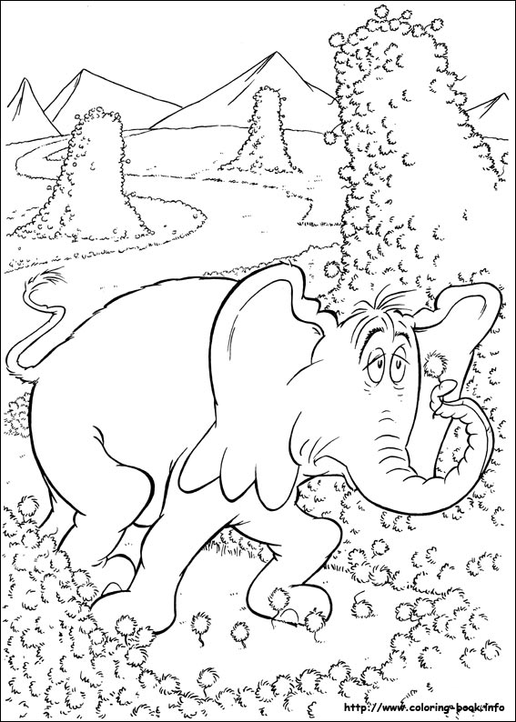 Horton coloring picture