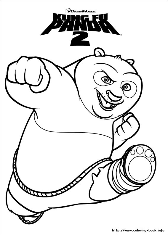 Kung Fu Panda 2 coloring picture
