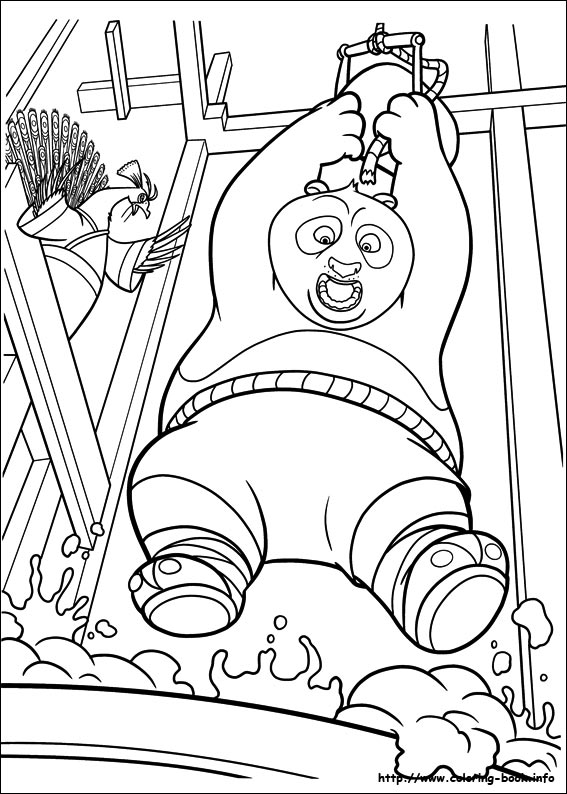 Kung Fu Panda 2 coloring picture