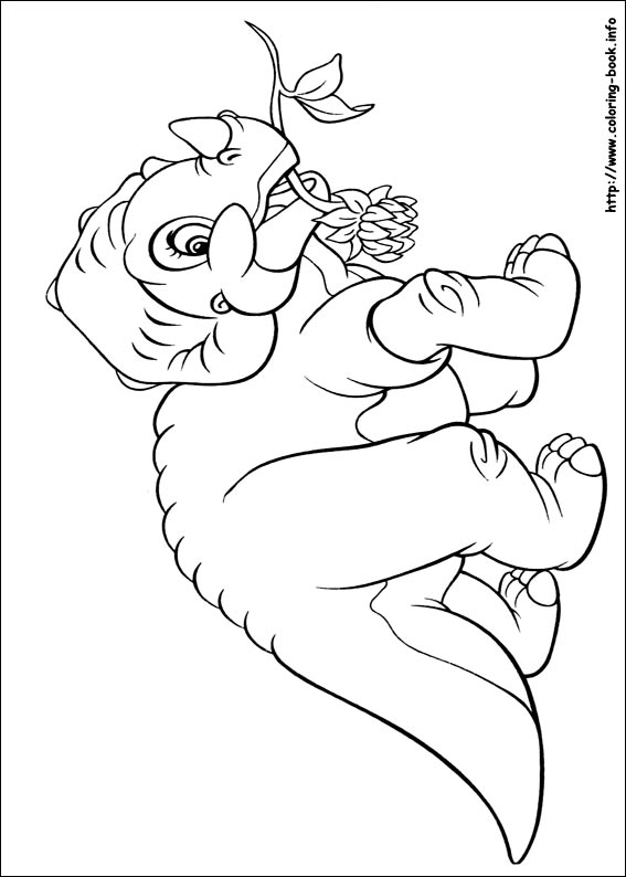 The Land Before Time coloring picture