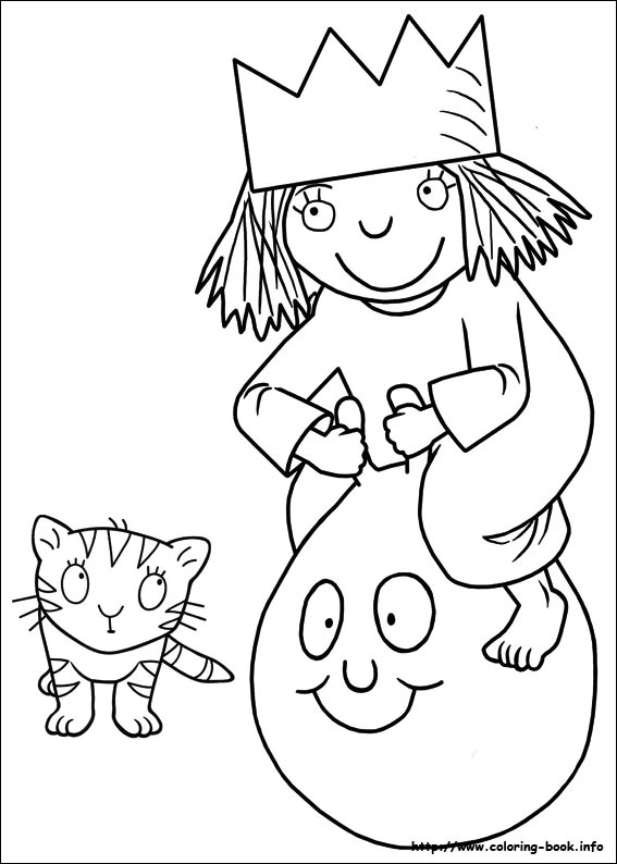 64 Coloring Pages Little Princess  Best Free