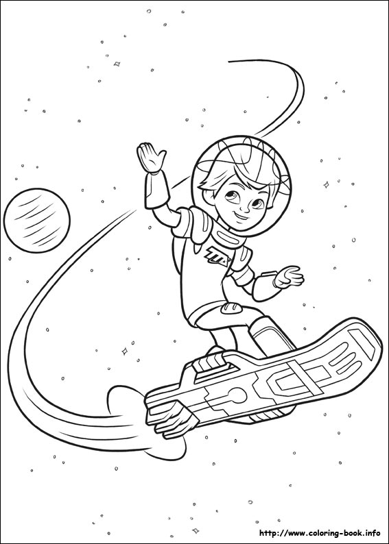 Miles from Tomorrowland coloring picture