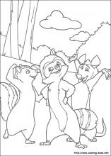 over the hedge hammy coloring page