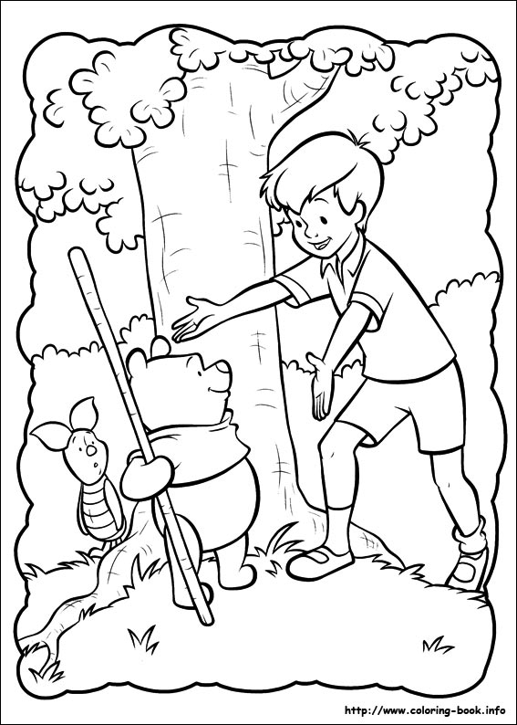 Piglet coloring picture
