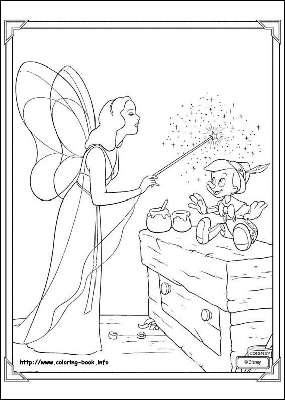 Pinocchio coloring picture