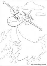 Planes 2 - Avalanche coloring page