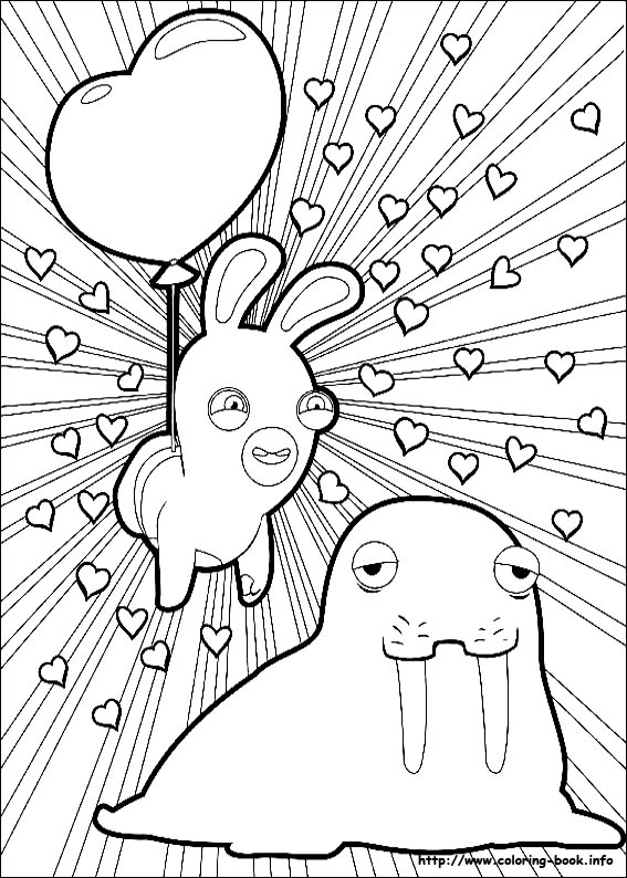 rabbids coloring pages