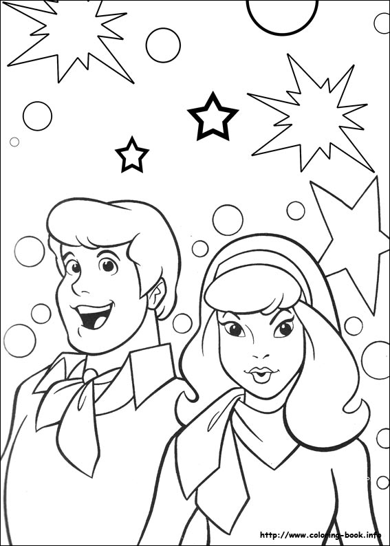 Scooby-Dou coloring picture