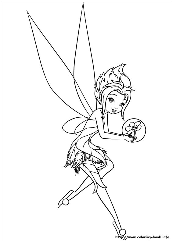 Secret of the Wings coloring picture
