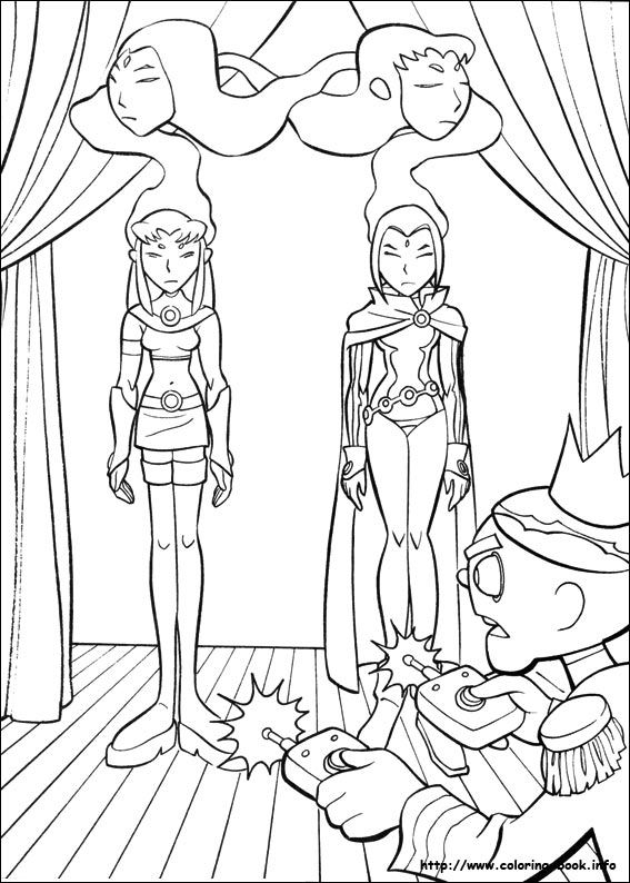 Teen Titans coloring picture