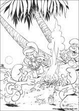 online smurf coloring pages