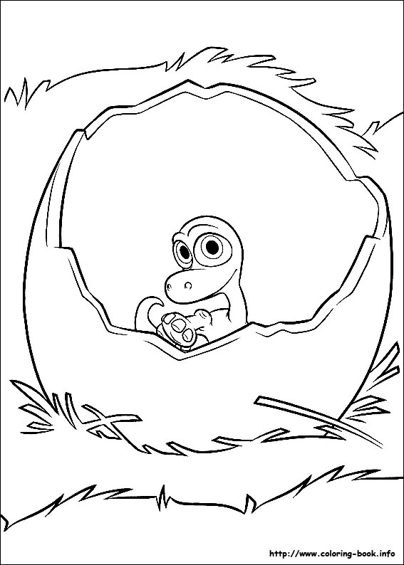 The Good Dinosaur coloring picture