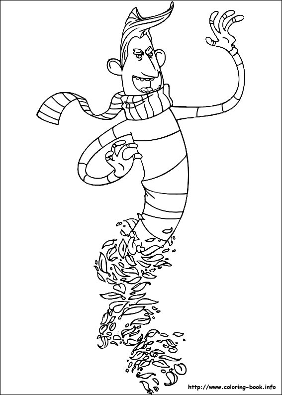 The Sandman and the Lost Sand of Dreams coloring picture