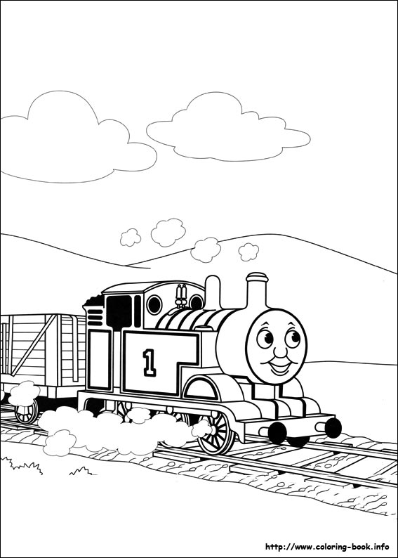 Thomas and Friends coloring picture