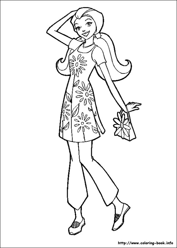 Totally Spies coloring picture