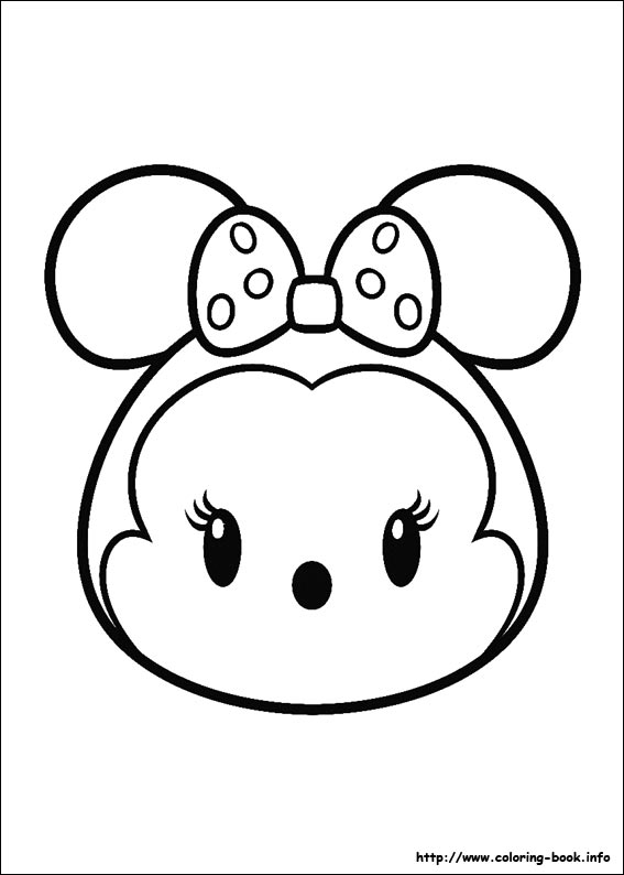 Tsum Tsum coloring picture
