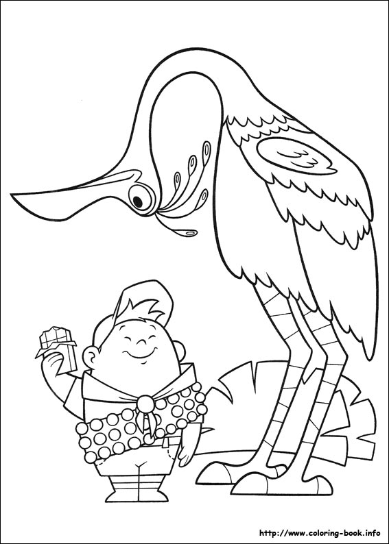 Up coloring picture