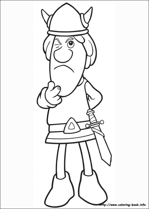 Vicky the Viking coloring picture