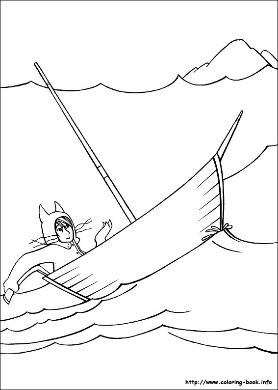 Where the wild things are coloring picture