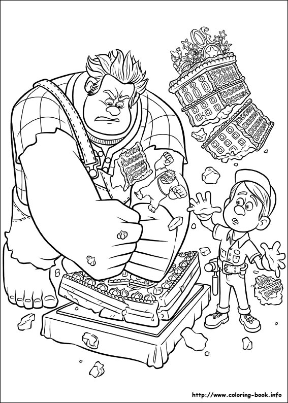 Wreck-It Ralph coloring picture